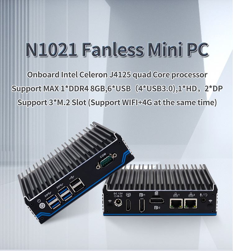 Low Power Fanless Mini Pc