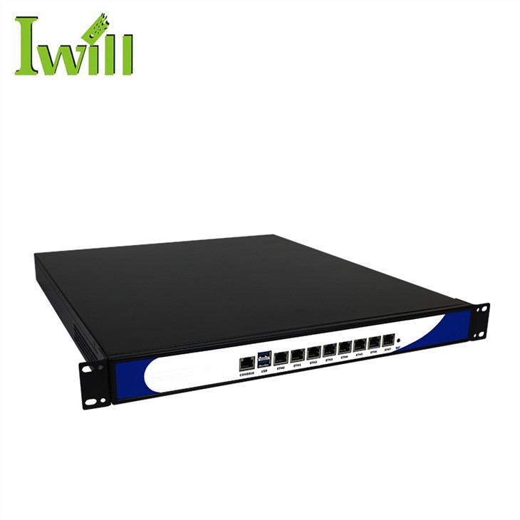 1U 19 colių „RackMount Network Appince“