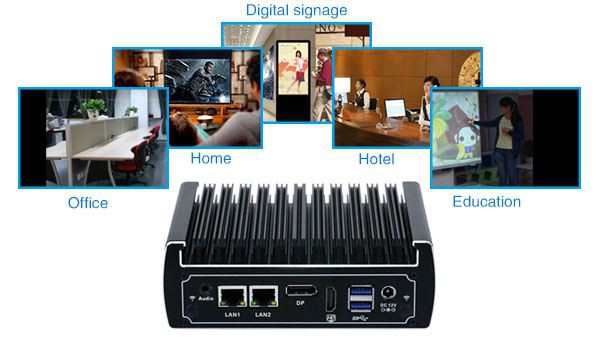 Barebone Intel Core I3 I5 Dual Lan Mini kompiuteris