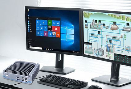 Kaip pramoninis kompiuteris užpildo kelių ekranų ekraną?